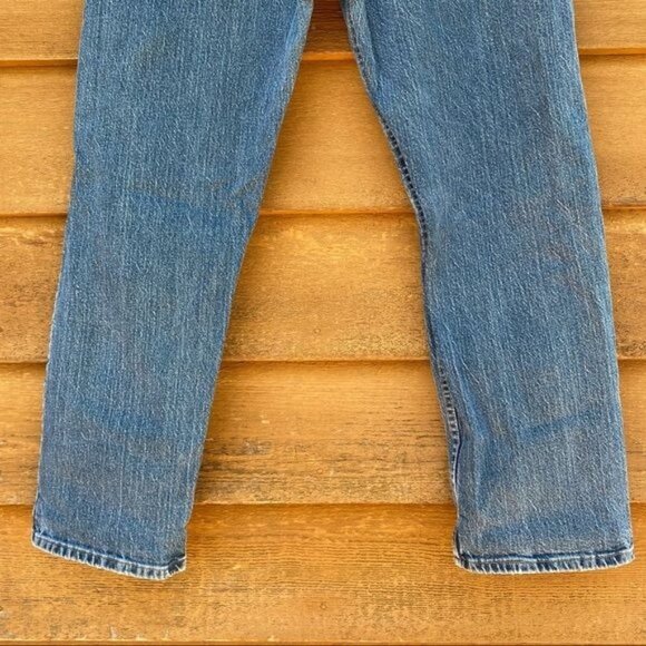 Vintage Wrangler Y2K Regular Fit Lightly Distressed and Faded Loose Fit Jeans - Picture 11 of 12